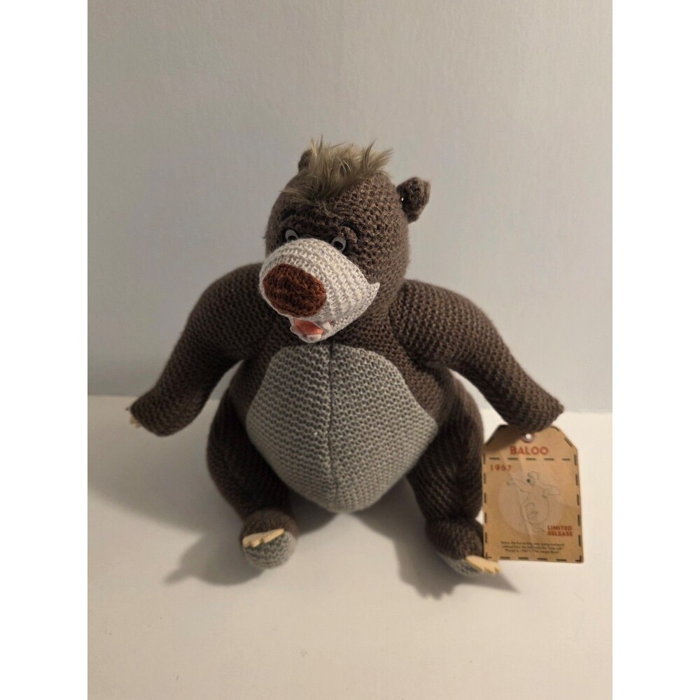 Disney Baloo Limited Release Plush Toy The Jungle Book Collectible New w/Tags
